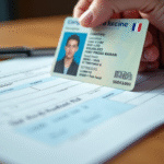 Changement d’adresse : faut-il mettre à jour son permis de conduire ? Permis de conduire français sur un bureau avec stylo et formulaire