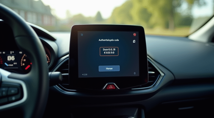 Tableau de bord Renault Clio 4 avec ecran tactile lumineux
